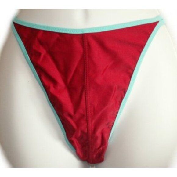 Delfina High Cut Leg Bikini Bottoms - NEW - Picture 2 of 4